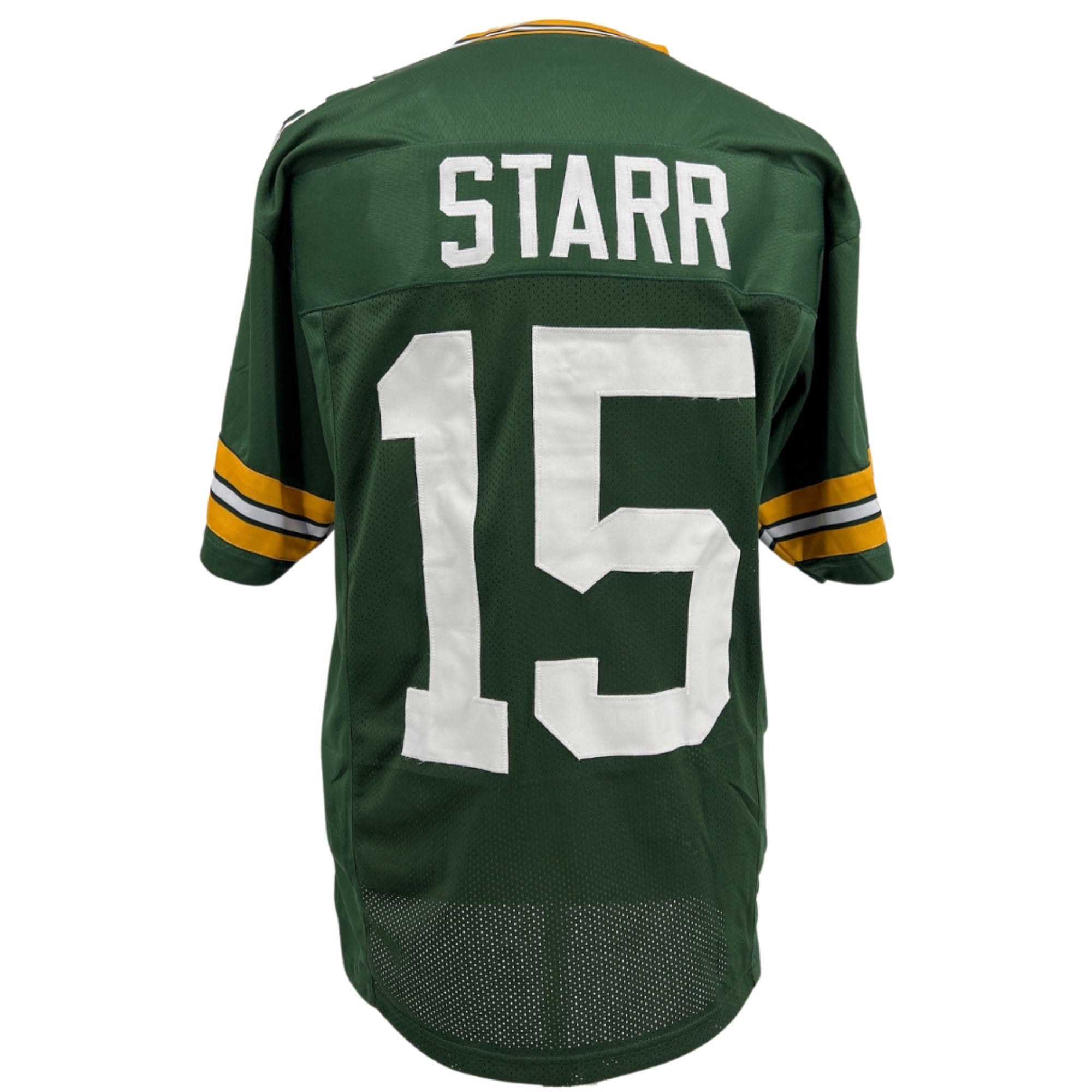 BART STARR Green Bay Packers WHITE Jersey M-5XL Unsigned Custom