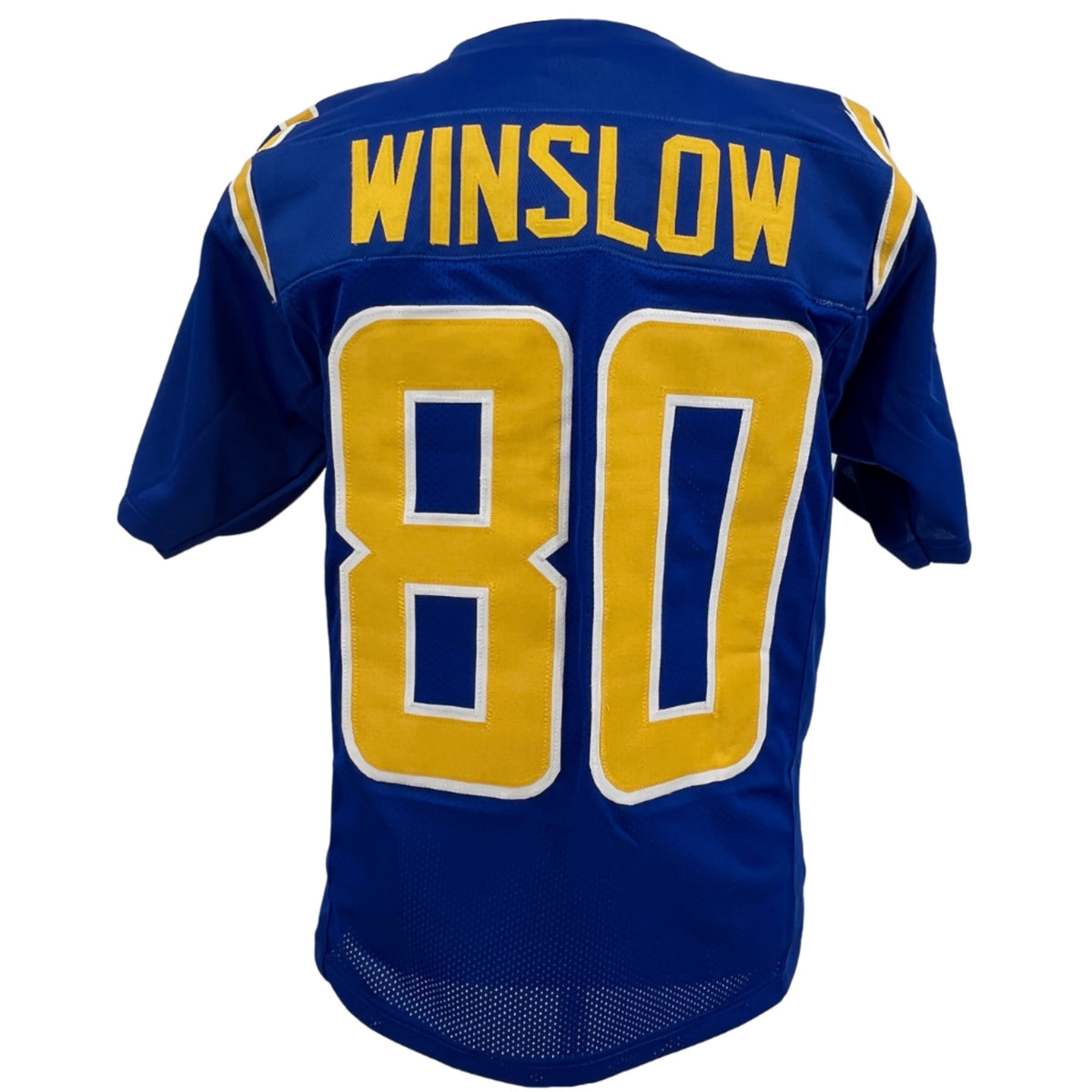 Kellen Winslow Jersey Royal Blue San Diego | M-5XL Custom Sewn Stitched