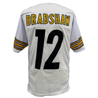 Terry Bradshaw Jersey Modern Number White Pittsburgh M-5XL Sewn Stitched