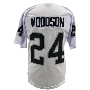 CHARLES WOODSON Oakland Raiders WHITE Jersey B/SL M-5XL Unsigned Sewn Stitch