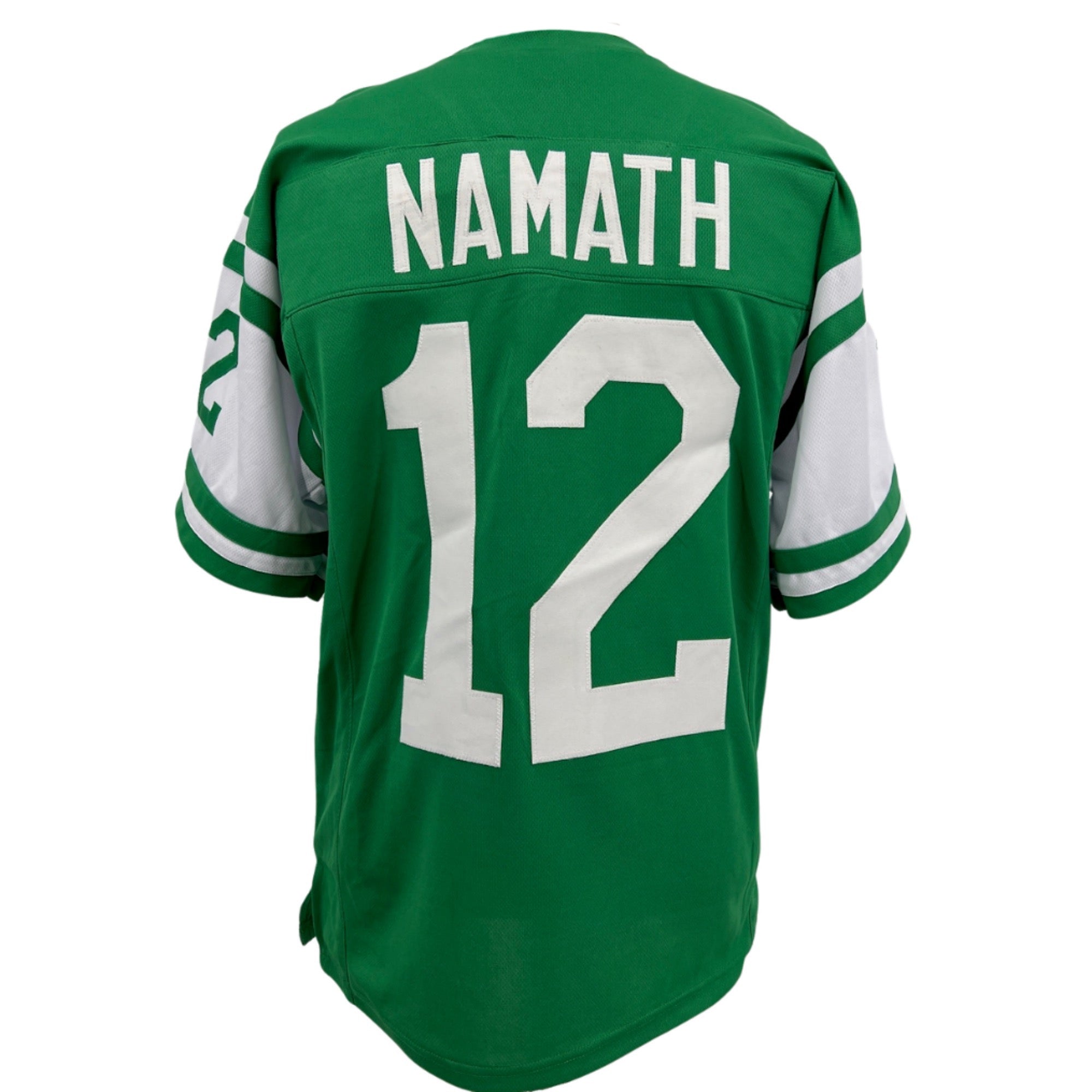 Joe Namath Jersey Green New York | Unisex Adult Sizes S-5XL Unsigned Custom Sewn Stitched