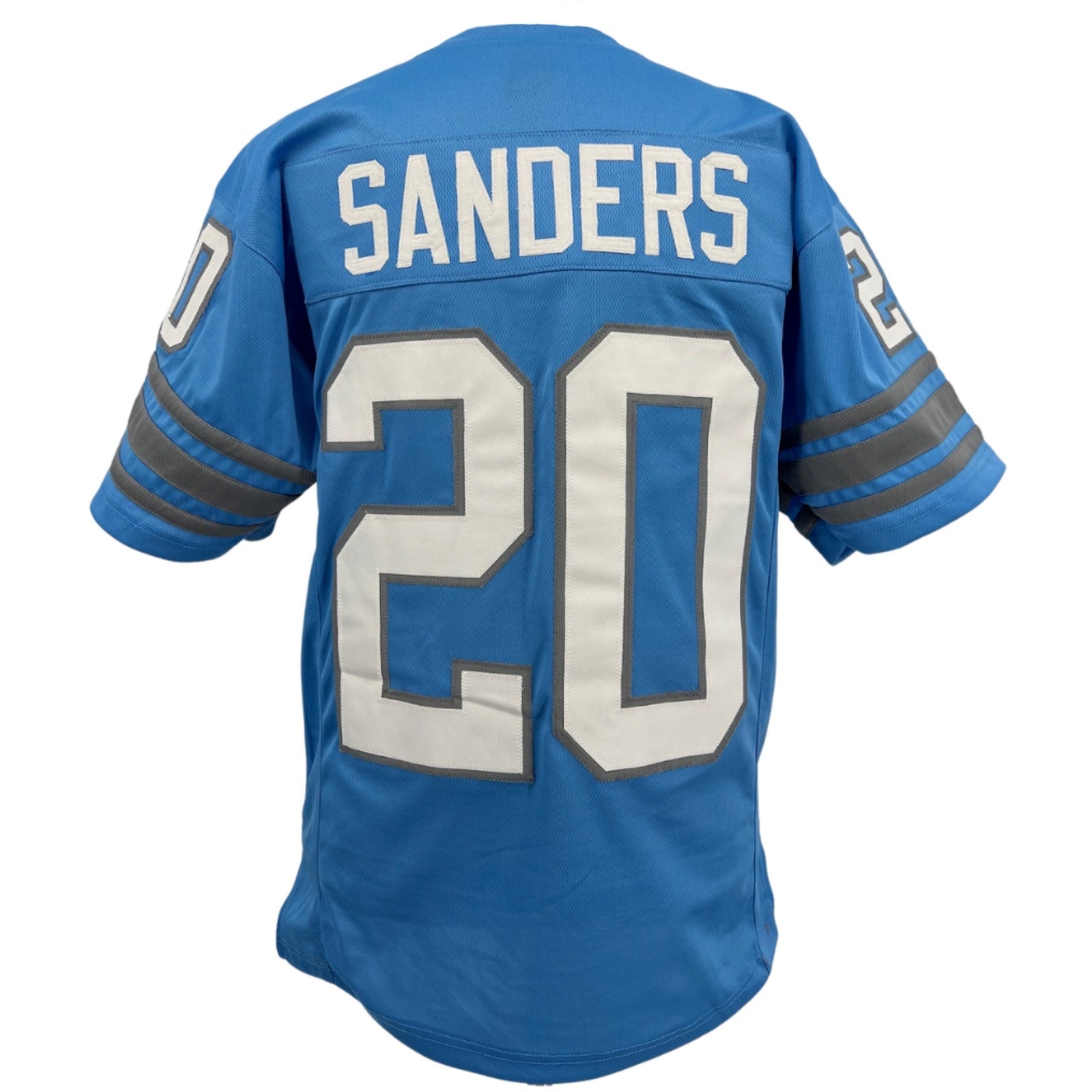 Barry Sanders Jersey Honolulu Blue Detroit | Unisex Adult Sizes S-5XL Unsigned Custom Sewn Stitched