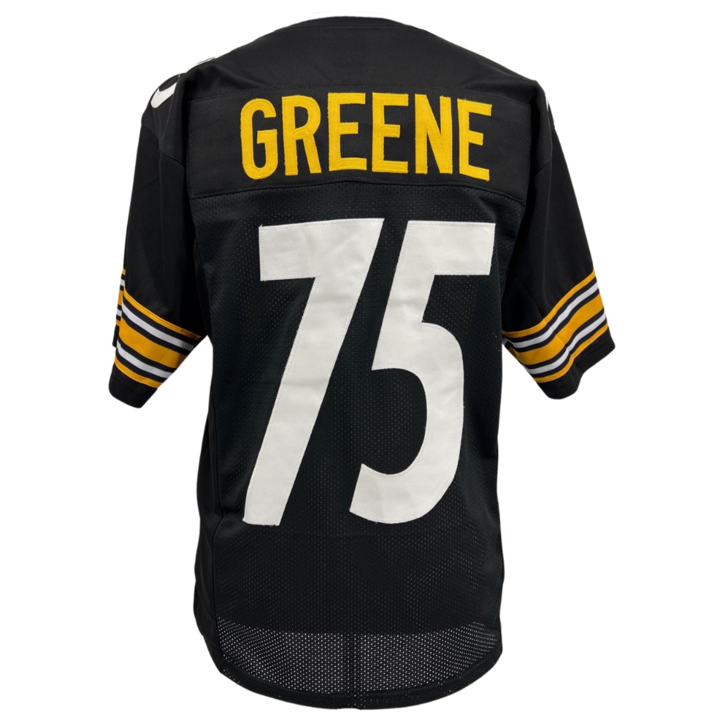 Joe Greene Jersey Modern Number Black Pittsburgh M-5XL Custom Sewn Stitched