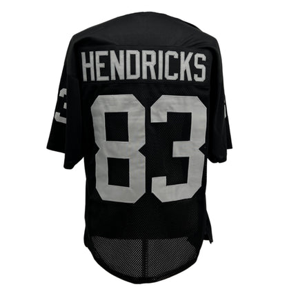 Ted Hendricks Jersey Black Oakland M-5XL Custom Sewn Stitched